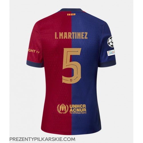 Stroje piłkarskie Barcelona Inigo Martinez #5 Koszulka Podstawowej 2024-25 Krótki Rękaw